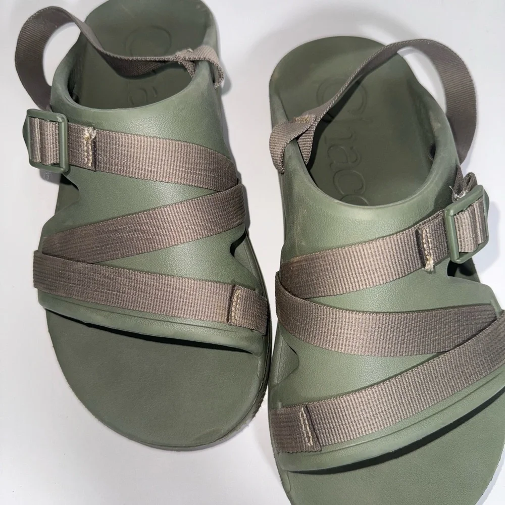 Chaco Chillos Sport Sandals Moss Green Size 10 Men’s